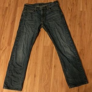 Men's Medium Wash Levi's 514 34x30